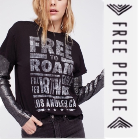 Free People Tops - 🛍SALE🛍 NWT Free People Backstage Tee